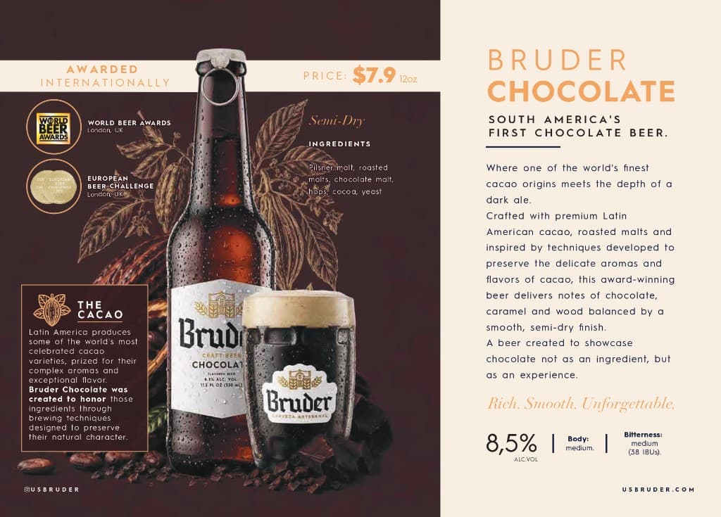 Chocolate — South America's First Chocolate Beer