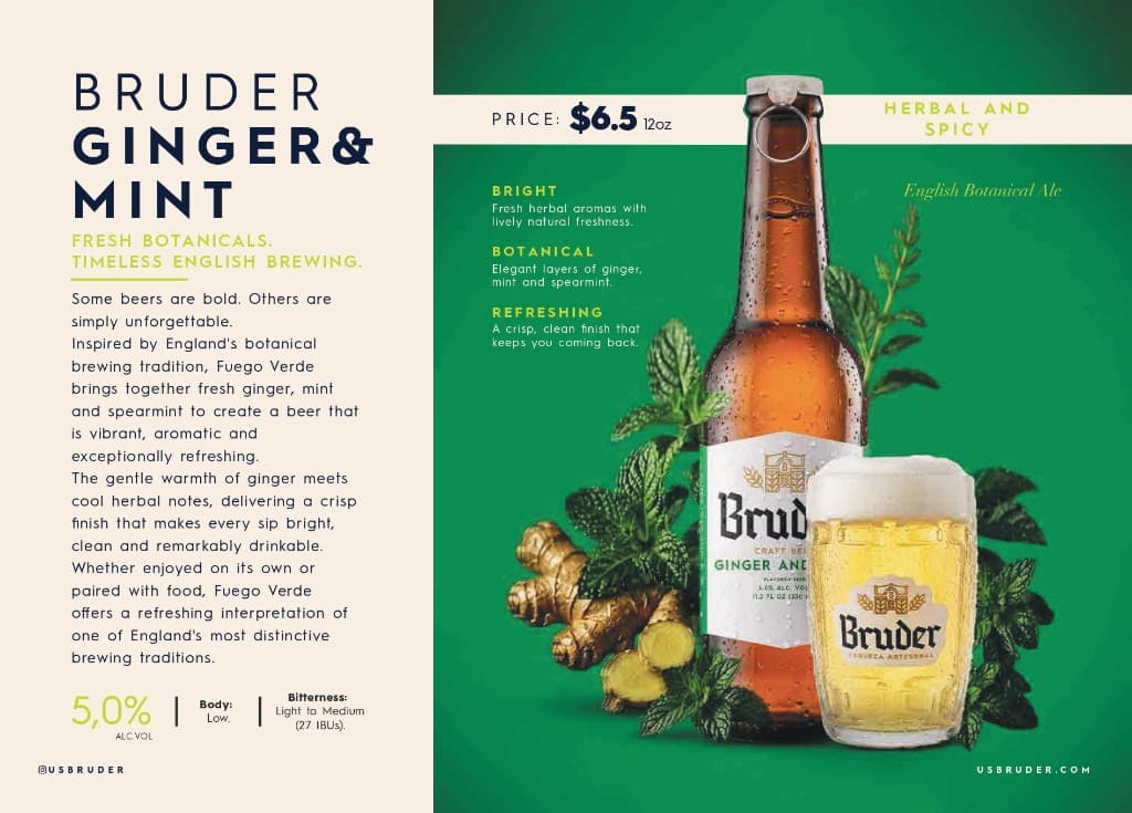 Ginger & Mint — English Botanical Ale