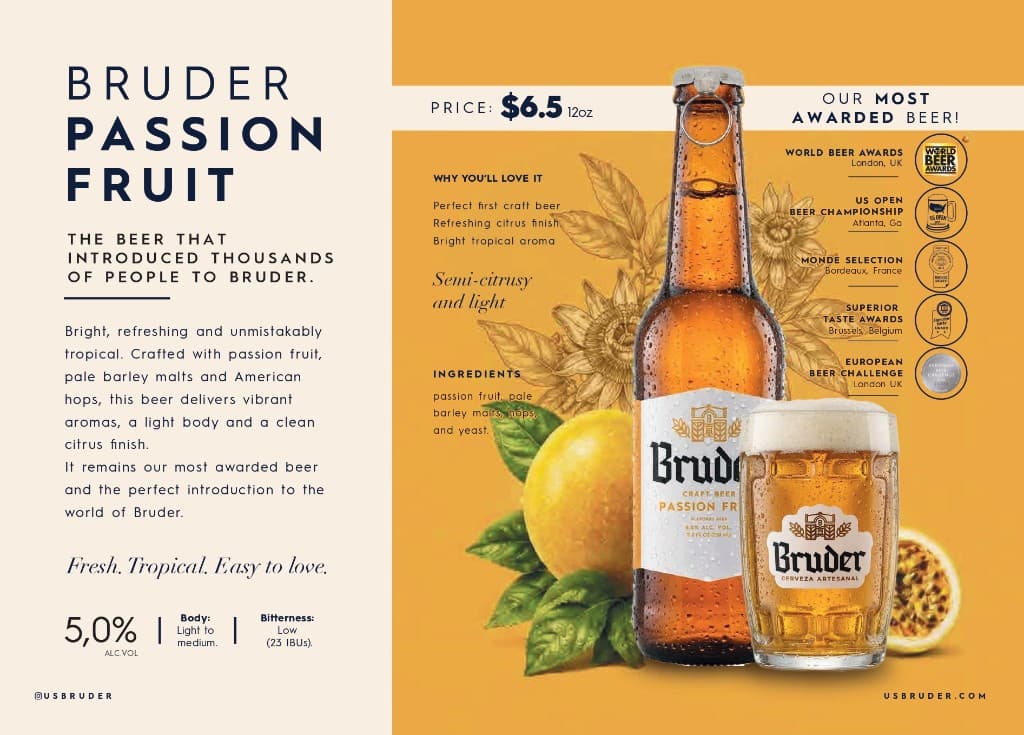 Passion Fruit — Tropical Fruit Ale